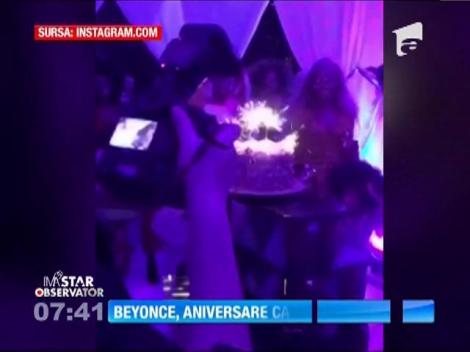 Video! Petrecere demnă de o regină! Beyonce, chef ca în anii '70