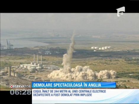 Demolare spectaculoasă în Anglia