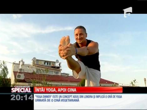 SPECIAL! Un nou concept: yoga dinner
