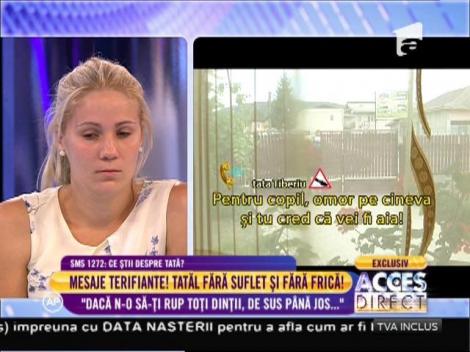 Ameninţările lui Tiberiu la adresa Cristinei: "O să-ţi rup toţi dinţii, de sus până jos!"