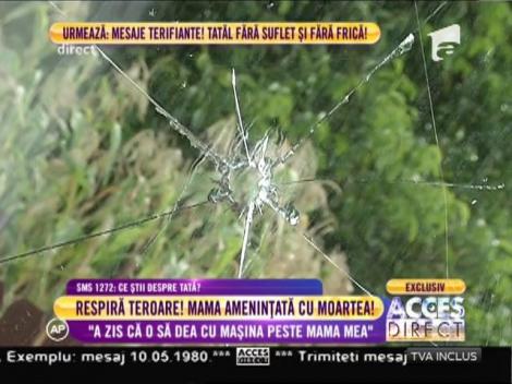 Cristina Bogdan, femeia ameninţată cu moartea: "A zis că o să dea cu maşina peste mama mea!"