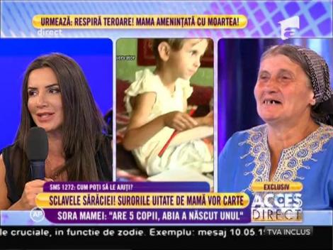 Elena, sora mamei celor două fetiţe abandonate: "Are cinci copii, abia a născut unul"