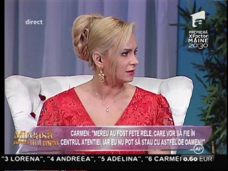 Edith: "Îmi este frică să mai deschid gura în prezenţa lui Carmen!"