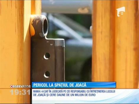 O mamă al cărei copil s-a accidentat grav se luptă să schimbe un loc de joacă din sectorul 5