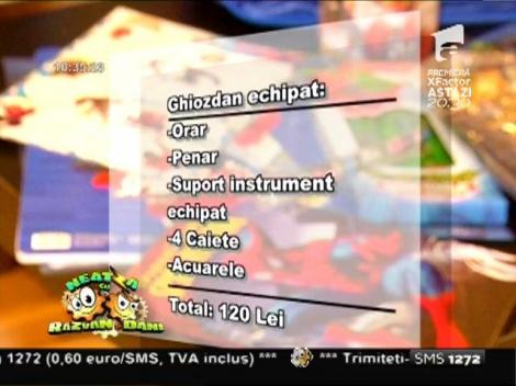 Cât îi costă pe părinţi rechizitele pentru începutul de an şcolar