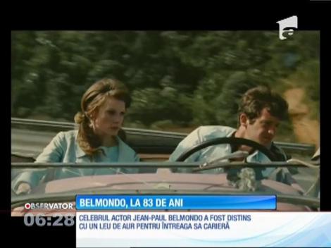 Jean-Paul Belmondo, distins cu Leul de Aur pentru întreaga sa carieră