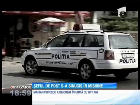Şeful de post din Călăraşi, care s-a sinucis în misiune, răpus de problemele personale