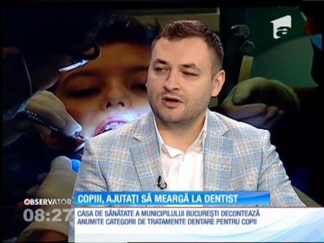 Copiii, ajutaţi să meargă la dentist