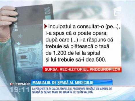 Un doctor de la Spitalul Militar a adunat într-o carte exemple celebre de mită din unităţile sanitare din ţară