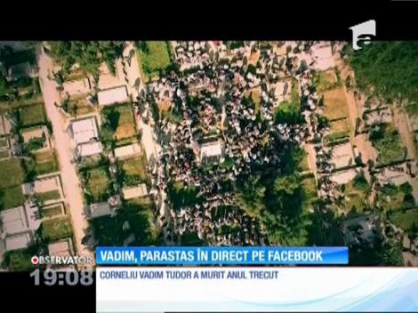Corneliu Vadim Tudor a fost pomenit, în direct, pe Facebook