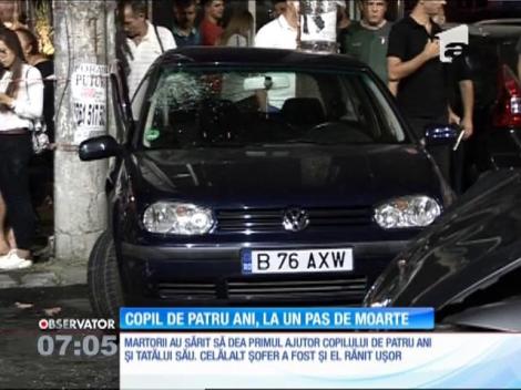 Copil de patru ani, la un pas de moarte, în cartierul Militari din Capitală