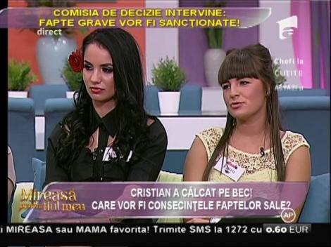 Scene incredibile la "Mireasă pentru fiul meu"! Ameţit bine de aburii alcoolului, Cristian a bruscat-o pe Carmen!