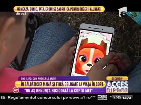 Un cort în mijlocul sălbăticiei. E tot ce are mama Cristina. Acolo femeia, culmea, asistent social își crește fiica