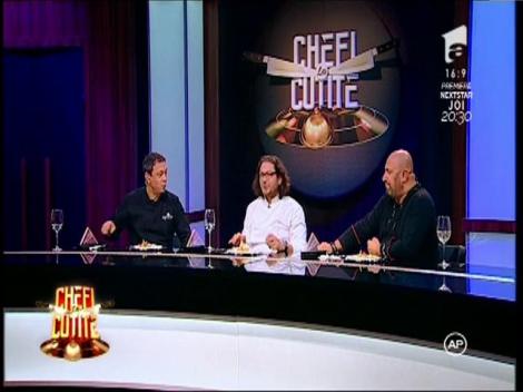 Jurații „Chefi la cuțite”, greu de impresionat: "Ce să-i faci! Bucătăria nu e chiar pentru oricine!"