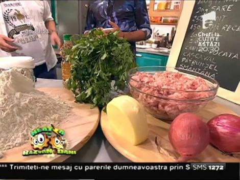 "Colţunaşi fermecaţi", o reţetă inedită cu carne şi lapte, dar şi sos de smântână