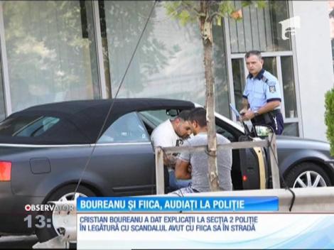 Boureanu şi fiica sa sunt audiaţi la poliţie