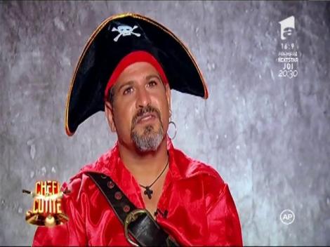 Piratul Ionuț face senzație la „Chefi la cuțite”! Bontea a râs cu lacrimi!