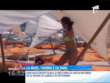 Se mai poate face încă plaje la mare chiar dacă e jumătatea lunii septembri