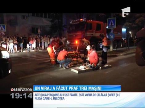 Imagini dramatice au fost surprinse de camerele de supraveghere la Botoşani, unde un tânăr a scăpat în mod miraculos nevătămat în urma unui impact petrecut chiar în faţa sa