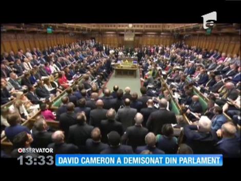 Fostul premier britanic, David Cameron, a demisionat din Parlament