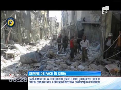 Semne de pace în Siria