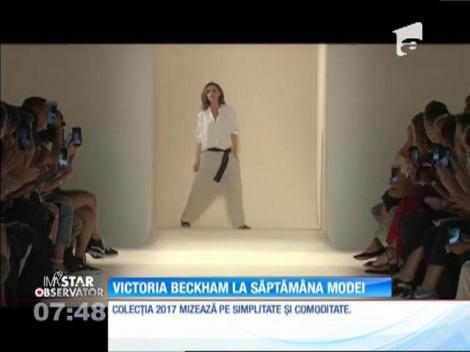 Victoria Beckham şi-a prezentat cea mai nouă colecţie la săptămâna modei de la New York