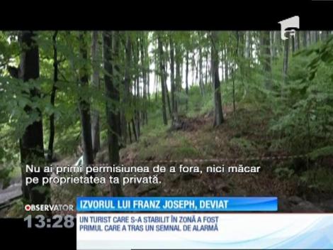 Izvorul împăratului Franz Joseph din Pădurea de Argint, deviat! Ce se va întâmpla cu apa miraculoasă