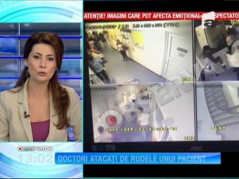 Imagini cu momentul scandalului de la Spitalul Colentina