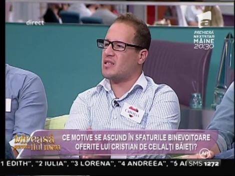 Băieţii au încercat să-i arate lui Cristian calea cea dreaptă!