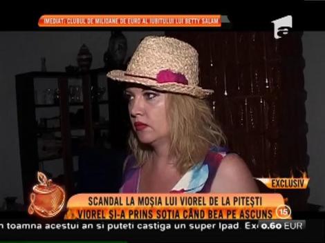 Scandal la moșia lui Viorel Lis, după ce și-a prins soția că bea pe ascuns