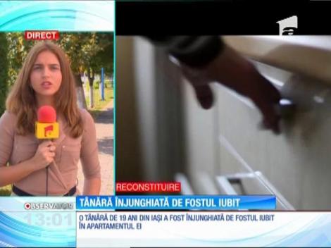 O tânără de 19 ani din Iaşi a fost înjunghiată de mai multe ori de fostul iubit