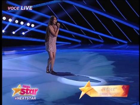 Christina Aguilera ar fi mândră să o vadă! Flori a făcut spectacol la „Next Star”, în ritm de „Hoy Tengo Ganas De Ti”!