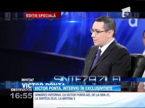 Victor Ponta, interviu în exclusivitate la Antena 3