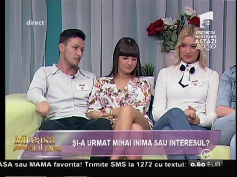 Bebe: "Andreea îşi doreşte un bărbat care să arate precum Mihai"