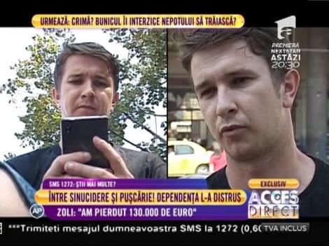 Dependenţa de jocurile de noroc i-a distrus viaţa lui Zoltan, un tânăr de 27 de ani