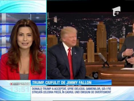 Donald Trump, ciufulit de Jimmy Fallon