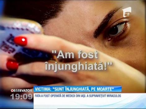 Andreea, studenta din Iaşi măcelărită de fostul iubit, a supravieţuit miraculos