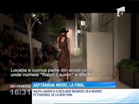 Săptămâna modei de la New York a ajuns la final