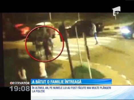 Un tânăr de 19 ani, băiatul unui sindicalist cunoscut din Motru, a fost încătuşat după ce a bătut o familie înteagă