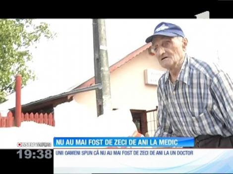 Bătrânii din satele din jurul Capitalei nu au mai fost de zeci de ani la medic
