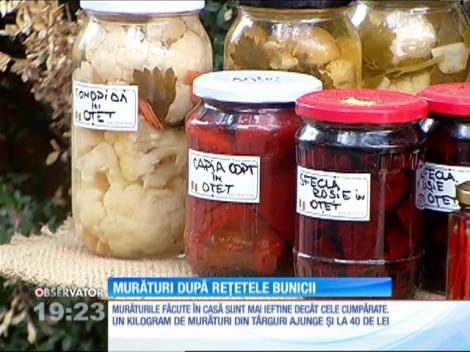 Românii evită să mai cumpere murături din hypermarketuri