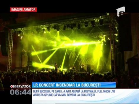 Artista americană LP a concertat la București