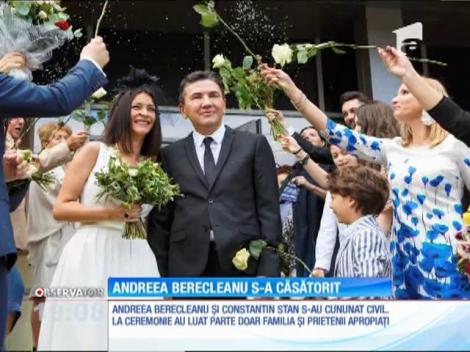 Andreea Berecleanu s-a căsătorit cu medicul Constantin Stan