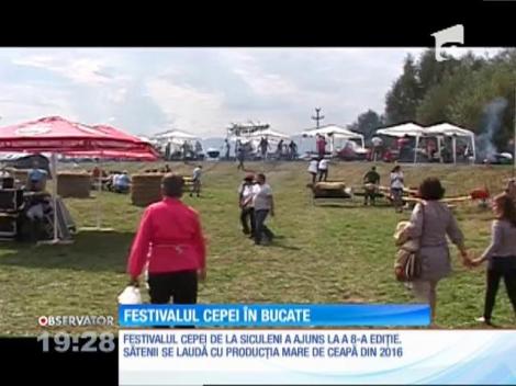 Festivalul cepei se organizează în satul Siculeni din județul Harghita