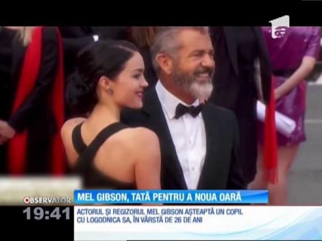 Mel Gibson, tată pentru a noua oară