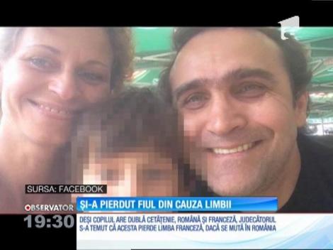 Caz revoltător în Franţa. O româncă şi-a pierdut fiul, în favoarea tatălui, cetăţean francez, pentru că vorbeşte cu el în limba română!