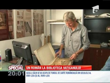Special! Primul român care va restaura cărţi la biblioteca Vaticanului
