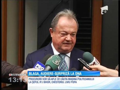 Vasile Blaga a fost audiat la DNA