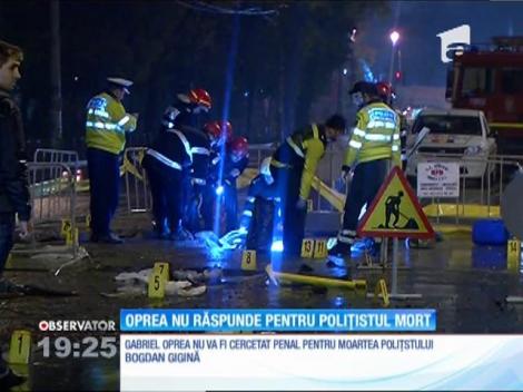Gabriel Oprea nu poate fi cercetat pentru moartea polițistului Bogdan Gigină