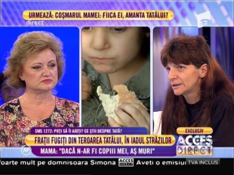 Mama maltratată de tatăl copiilor ei: ”Nu mă mai primesc la centru”